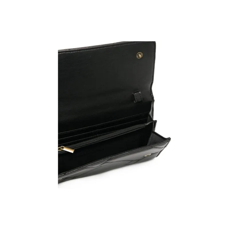Kurt Geiger London Leather Wallet Shoulder Bag Women's Black-3