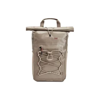 Under Armour Polyester Backpack Small Size Men's Timberwolves Gray Brown With Silt