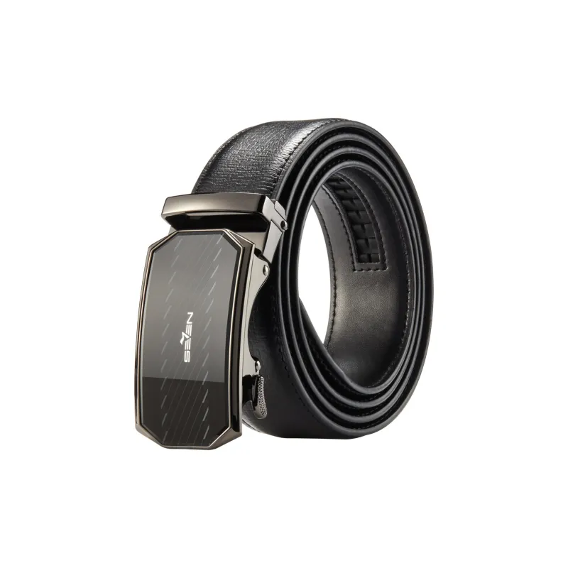 SEVEN Casual, Wear Resistant Cow Split Leather Belts Men's 3cm-1