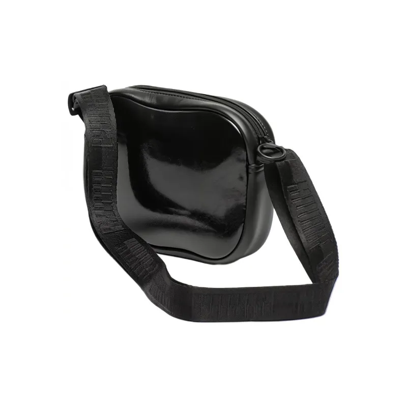 PUMA Artificial Leather Small Square Bag, Camera Bag, Shoulder Bag, Crossbody Bag Regular Women's Black Gold-4