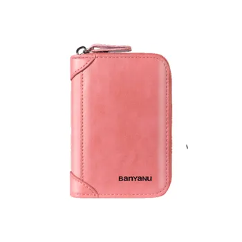 Banyanu Cow Leather Card Holder Regular Unisex Multicolor