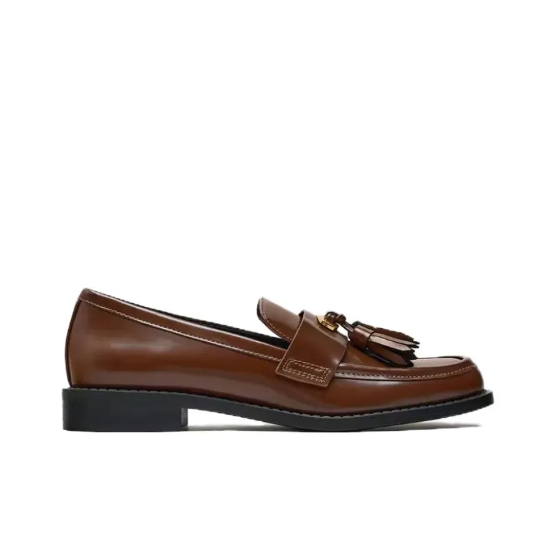 ZARA Loafers Women's Brown-1