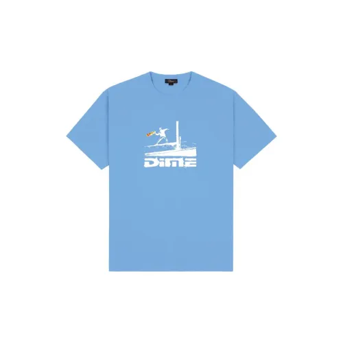 Dime T-Shirts Unisex Blue