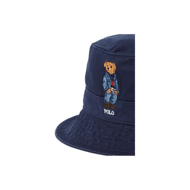 Polo Ralph Lauren Twill Bucket Hats Unisex Blue-2
