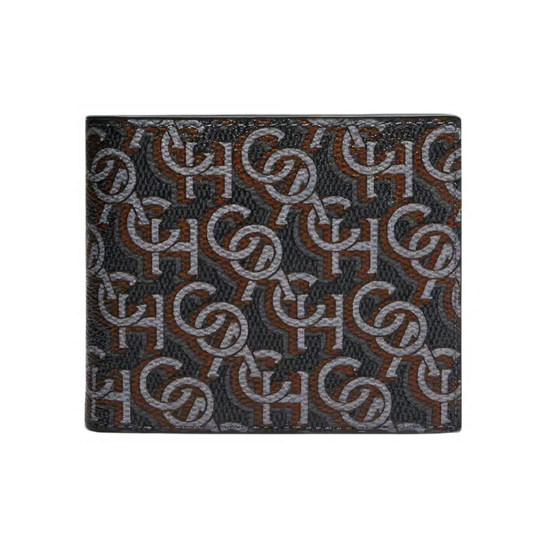 COACH 3 IN 1 Wallet Canvas With Leather Card Holder, Wallet Men's Black-0