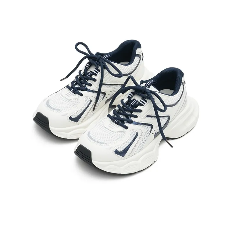 MASOOMAKE Abrasion Resistant Height Increasing Low Top Chunky Sneakers Women's-11