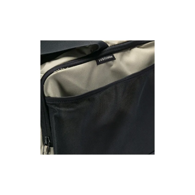 Under Armour Polyester Bonded PU Travel Bag Regular Unisex Khaki Gray-4