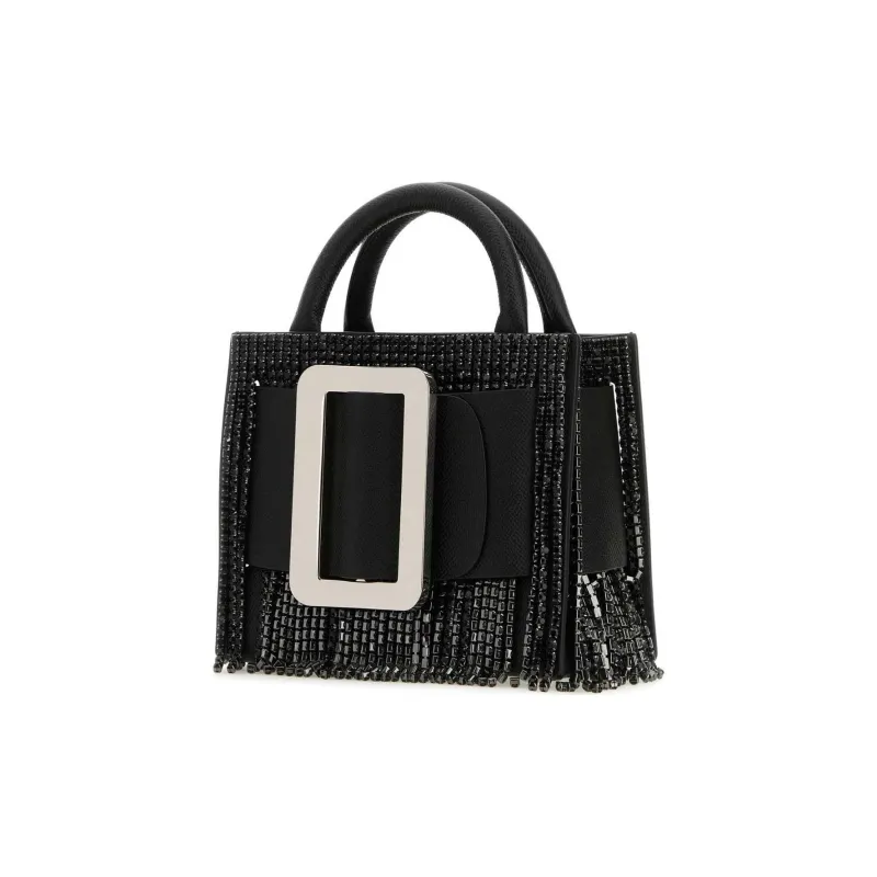 BOYY Bobby 18 Embellished Fringed Tote Bag-1