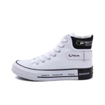 Feiyue Anti Slip Wear Resistant High Top Canvas Shoes Unisex