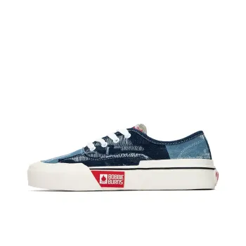 BOBBIE BURNS Low Top Skateboard Shoes Unisex Blue