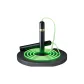 Cool Black Controller+Green Light-Up Jump Rope/Collection Add-on in Stock, Fast Shipping