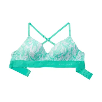 VICTORIA'S SECRET Bra Women's Neon Green Tie Dye