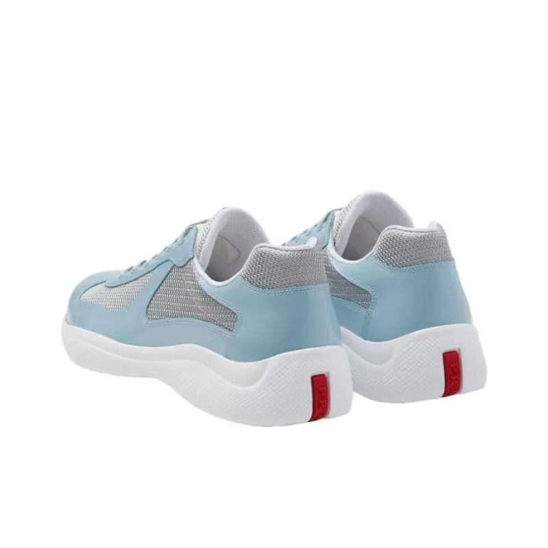 PRADA America's Cup Low-Top Casual Shoes Men's Blue-3