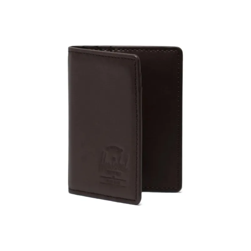 Herschel Leather Wallet Unisex Brown-2