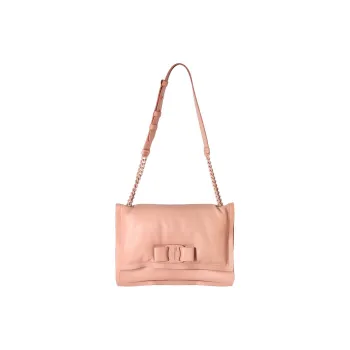 FERRAGAMO Viva Cow Leather Pillow Bag, Crossbody Bag, Shoulder Bag Women's Dark Pink