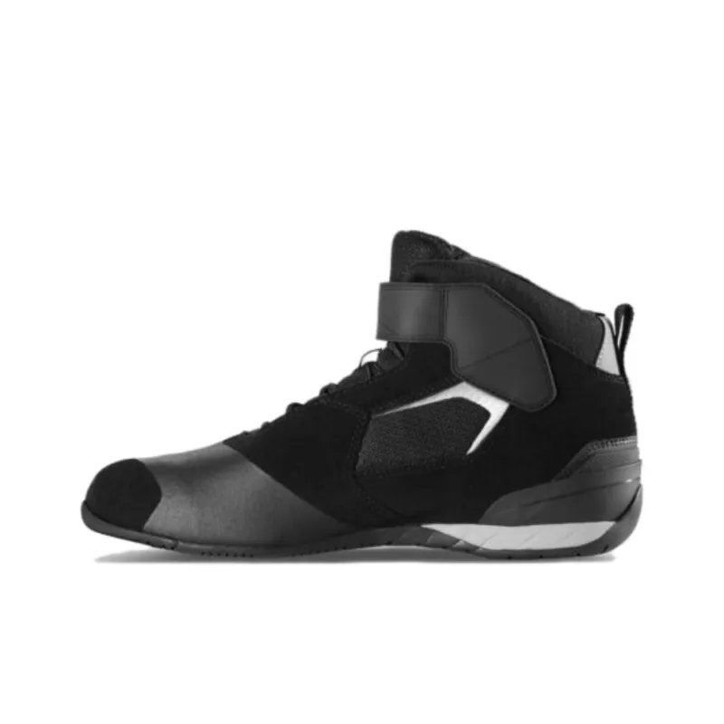XPD X-Radical Cushioning Wear-Resistant High-Top Skateboard Shoes Unisex Black-0