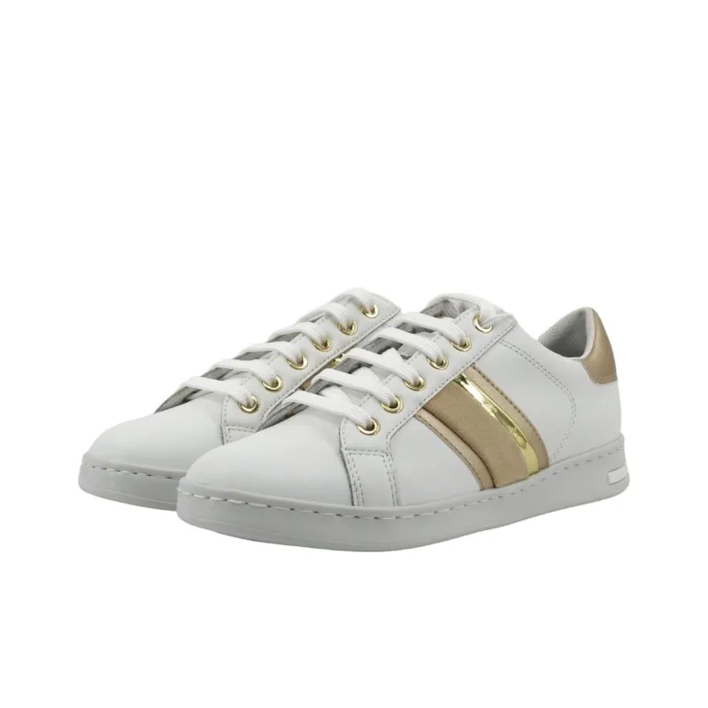 GEOX Lightweight Low Top Skateboard Shoes Women's White-2