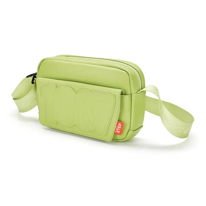 XTEP PU Fanny Pack Regular Unisex Black/Fruit Green/Ecru/Light Purple-5