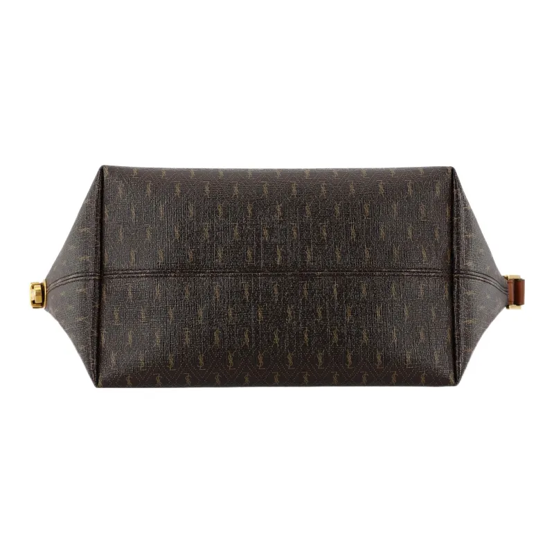 SAINT LAURENT Monogramme Canvas With Smooth Leather Shoulder Bag, Portable Crossbody Bag Women's-5