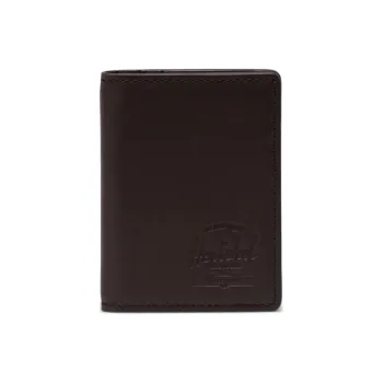 Herschel Leather Wallet Unisex Brown