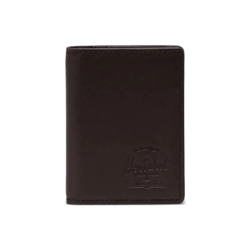 Herschel Leather Wallet Unisex Brown-0
