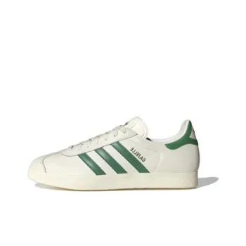 Adidas Originals Gazelle Off White Preloved Green Collegiate Green