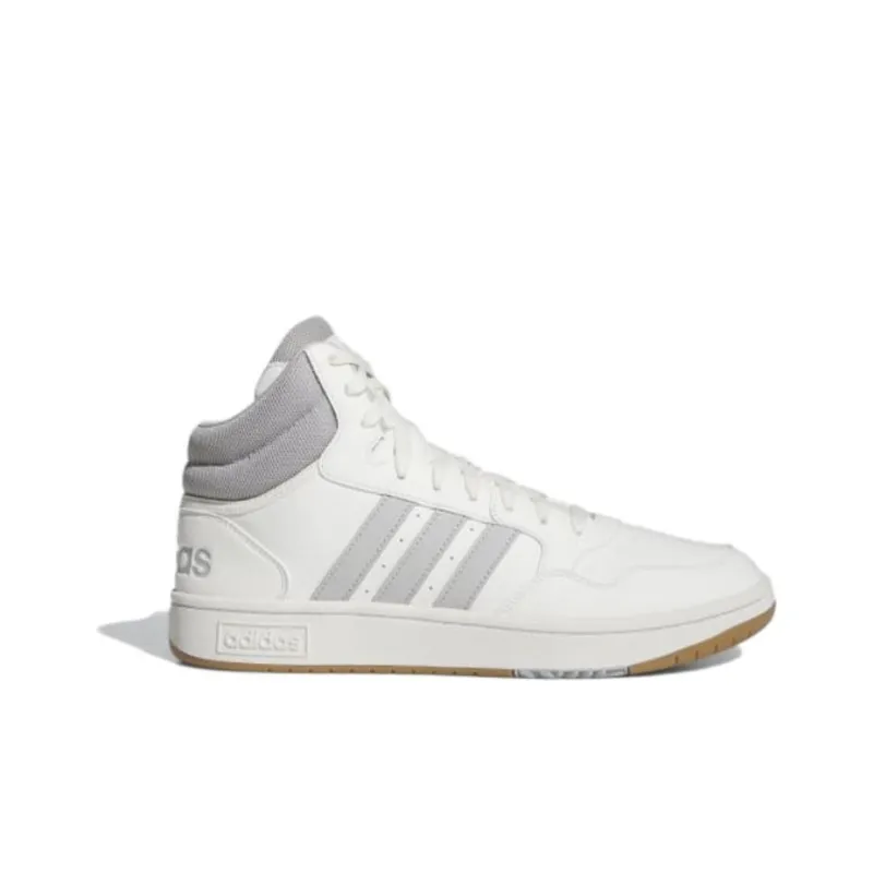 Adidas Hoops 3.0 Mid Classic Vintage Core White Grey Gum-1