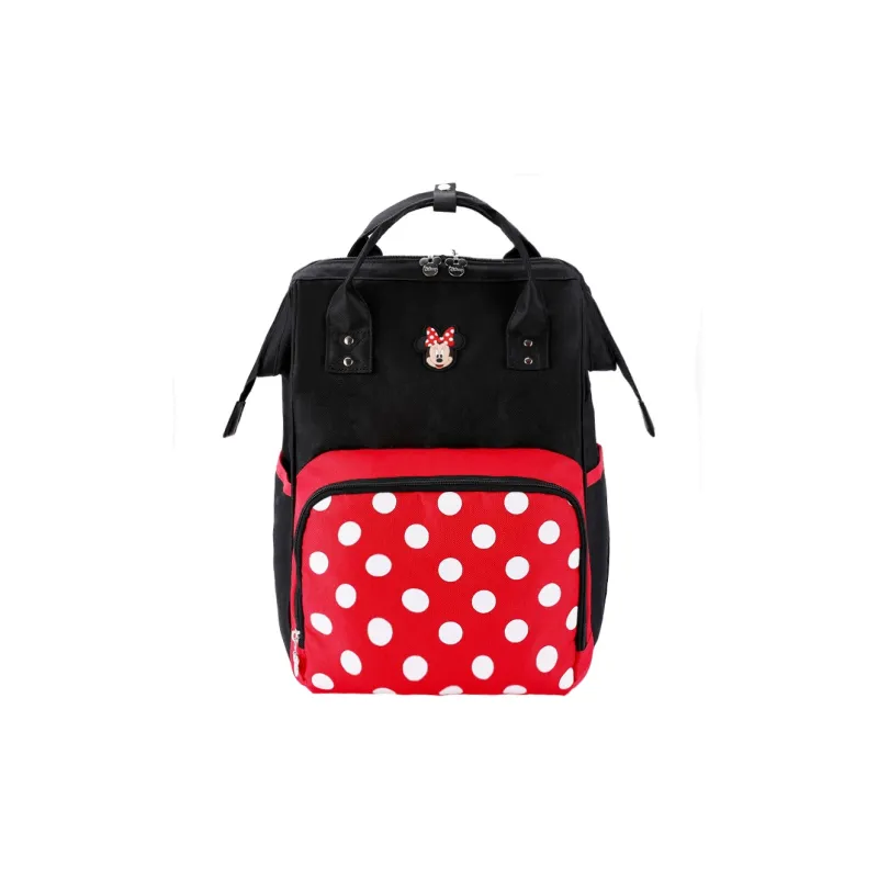 Disney Polyester Backpack Unisex Red Black-6