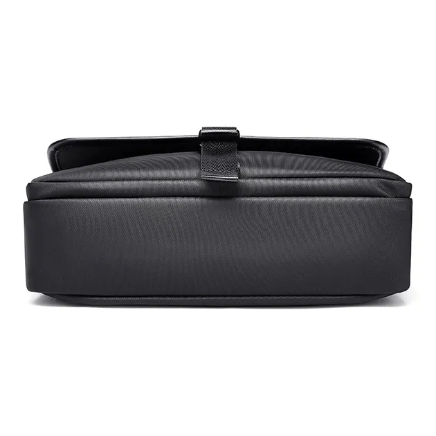 BISON DENIM Oxford Shoulder Bag Regular Men's Black-3