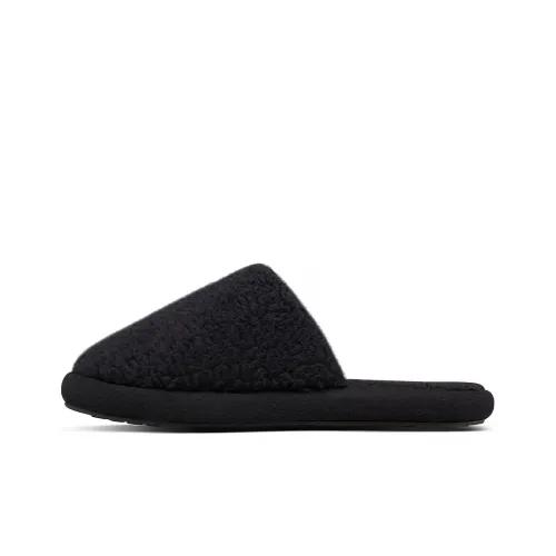 Allbirds Dweller Fluff Slide Slippers Women's Natural Black