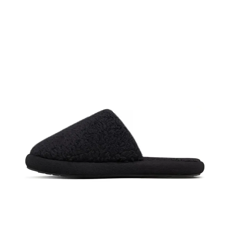 Allbirds Dweller Fluff Slide Slippers Women's Natural Black-0