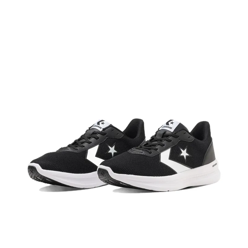Converse Daystar Cushioning, Wear Resistant Low Top Running Shoes Unisex Black White Japan Version-2