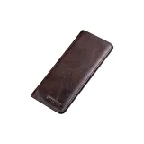 Vintage Coffee-Ultra-Thin Edition (Top Grain Cow Leather+Cabinet Microfiber)-Anti-Skimming