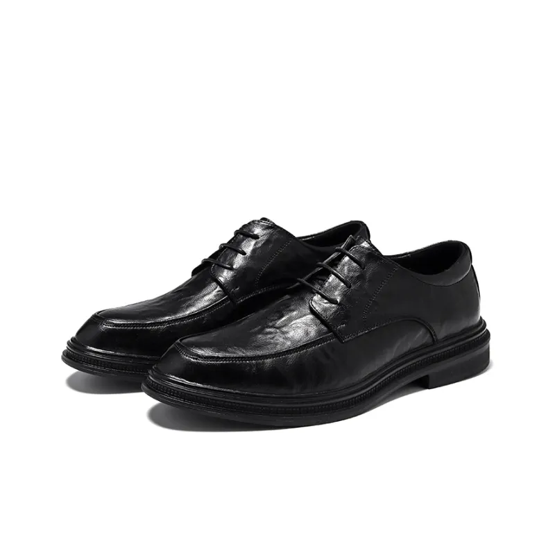 Beidouniao Dress Shoes Men's Black-2