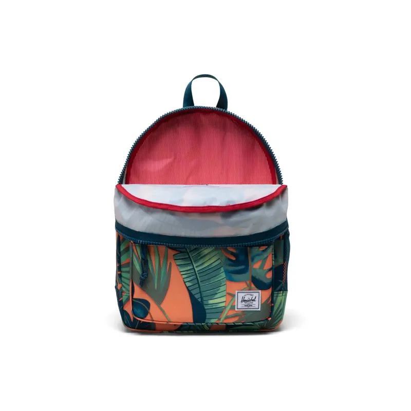 Herschel Recycled Material Backpack Unisex Orange Palm Leaf-3