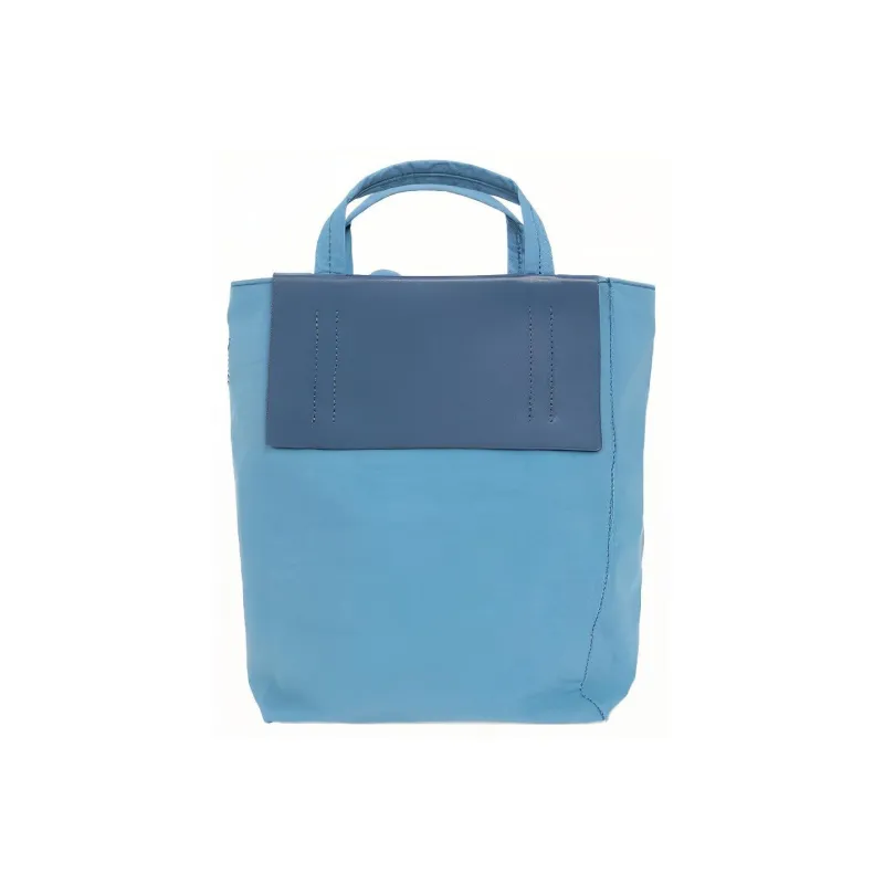 Acne Studios Polyamide With Calfskin Tote Bag Shopping Bag Shoulder Bag Handbag Women's Blue-3