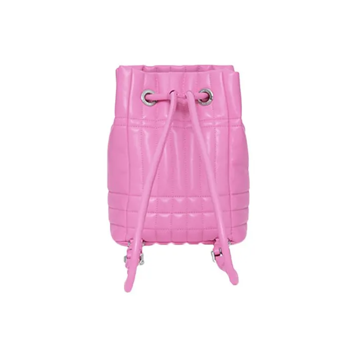 Burberry Lola Lola Bag Leather Backpack Mini Women's Cherry Blossom Grass Pink-3