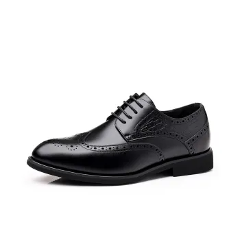 Batotem Dress Shoes Men Low-Top Black
