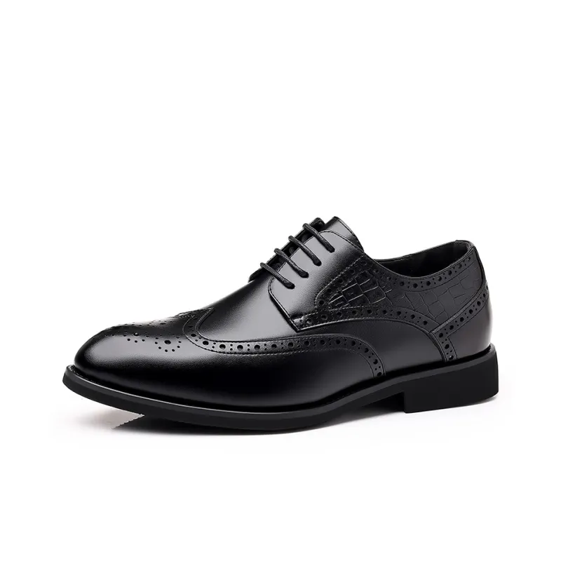 Batotem Dress Shoes Men Low Top Black-0