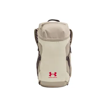 Under Armour Polyester Backpack Regular Men's Timberwolves Gray Brown Silt
