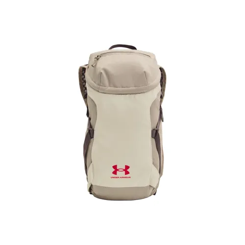 Under Armour Backpacks Forest Wolf Gray Brown With Muddy Texture