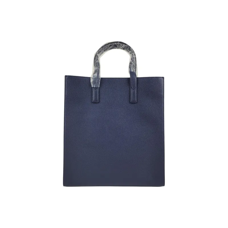 MCM Leather Tote Bag, Shopping Bag, Handbag, Shoulder Bag, Crossbody Bag Medium Size Women's Dark Blue-7