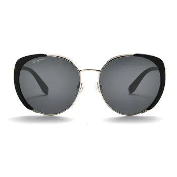FERRAGAMO Oval Sunglasses Women's