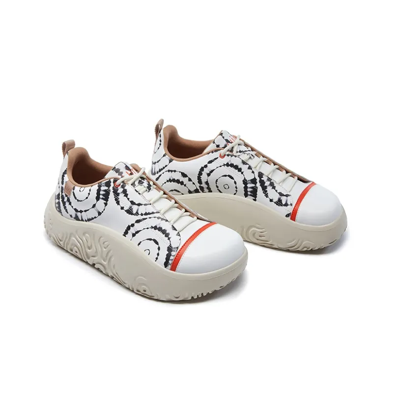 U.IN Painted Travel Shoes Vigo 2 Low Top Skateboard Shoes Men's-4