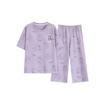 Mulong Family Pajama Set Women's Purple