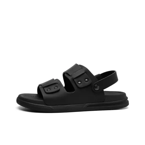 HLA Beach Sandals Unisex Black