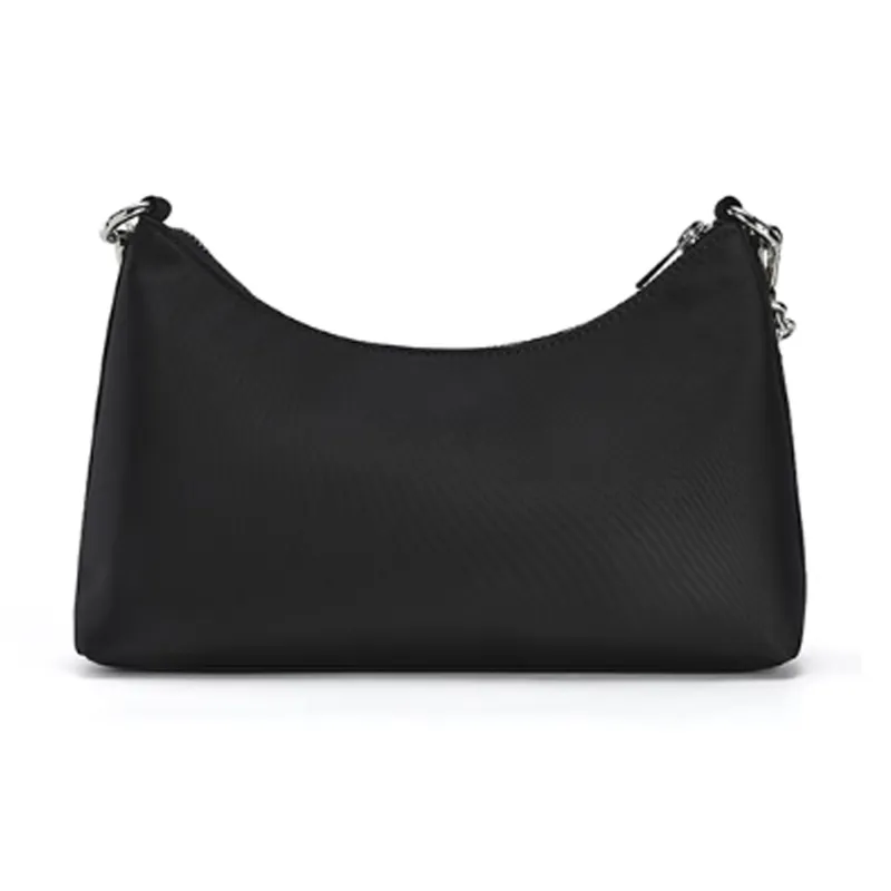 FILA Heritage Fabric Shoulder Bag Crossbody Bag Extra Small Women's Jet Black-3