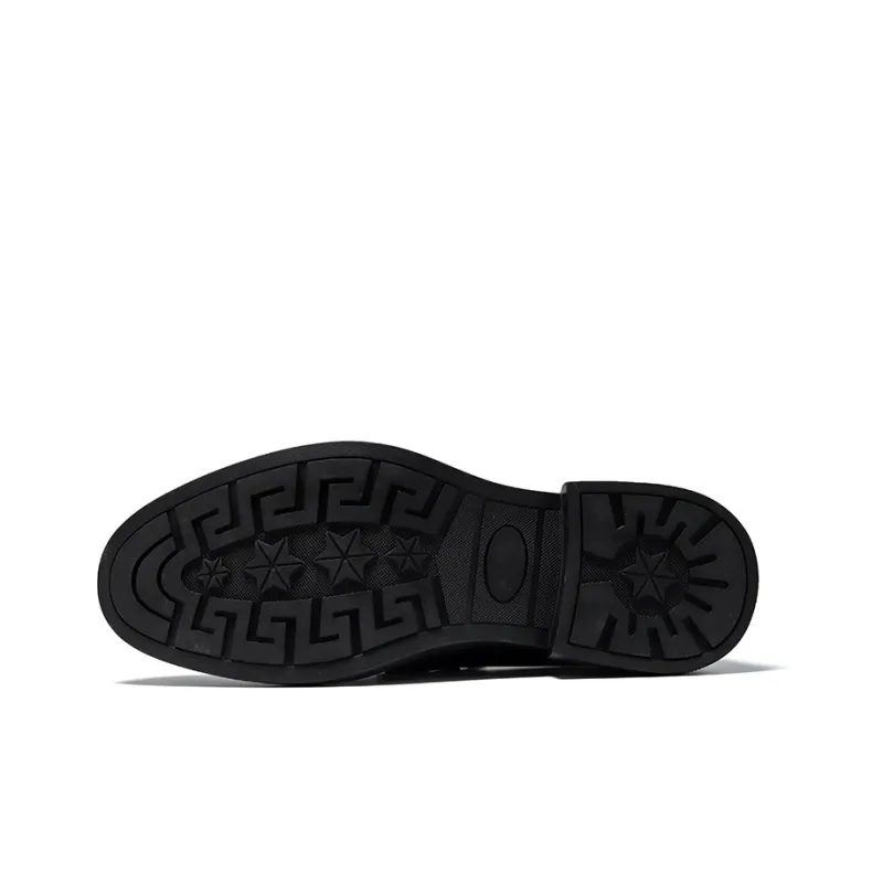 Beidouniao Dress Shoes Men's Black-5