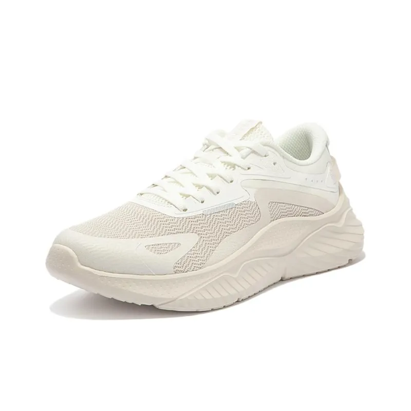 361° Anti Slip Wear Resistant Low Top Running Shoes Men's White-1