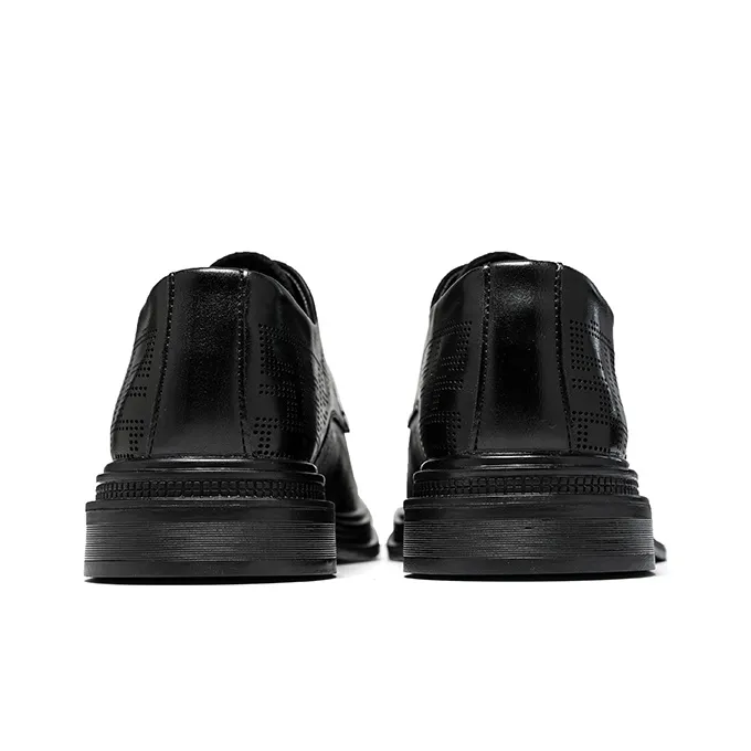 Beidouniao Dress Shoes Men's Black-4